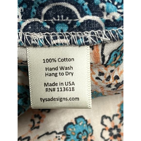 Tysa Romper Womens 0 XS/S Crop Ikat Tie Straps Boho Jumper One Piece Rel… - Picture 9 of 12